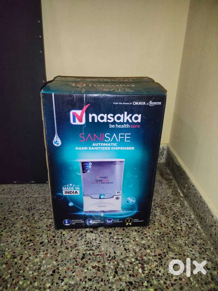 Title:  Nasaka Sanisafe Automatic Hand Sanitizer Dispenser – Brand New