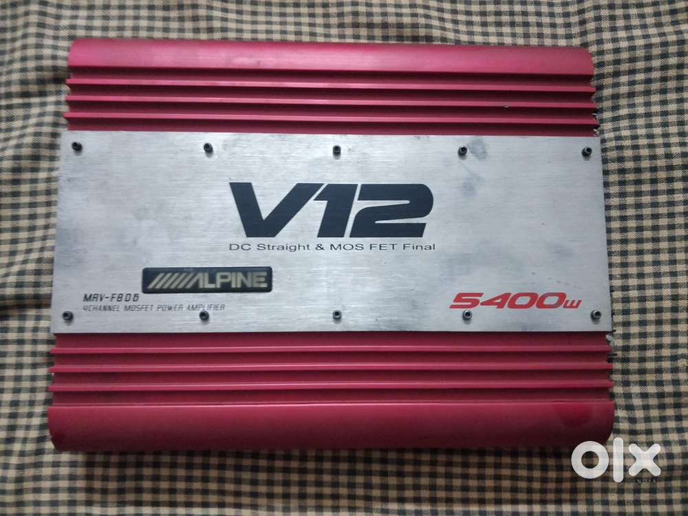 Alpine V12 car amplifier 5400 watt