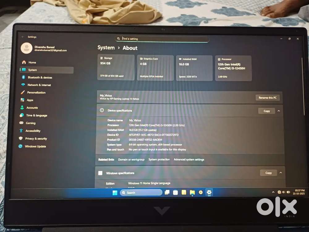 HP VICTUS Gaming Laptop