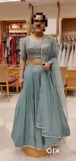 Green Lehenga - Worn Once