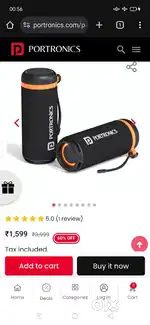 Portronics Breaze 7 Bluetooth Speaker