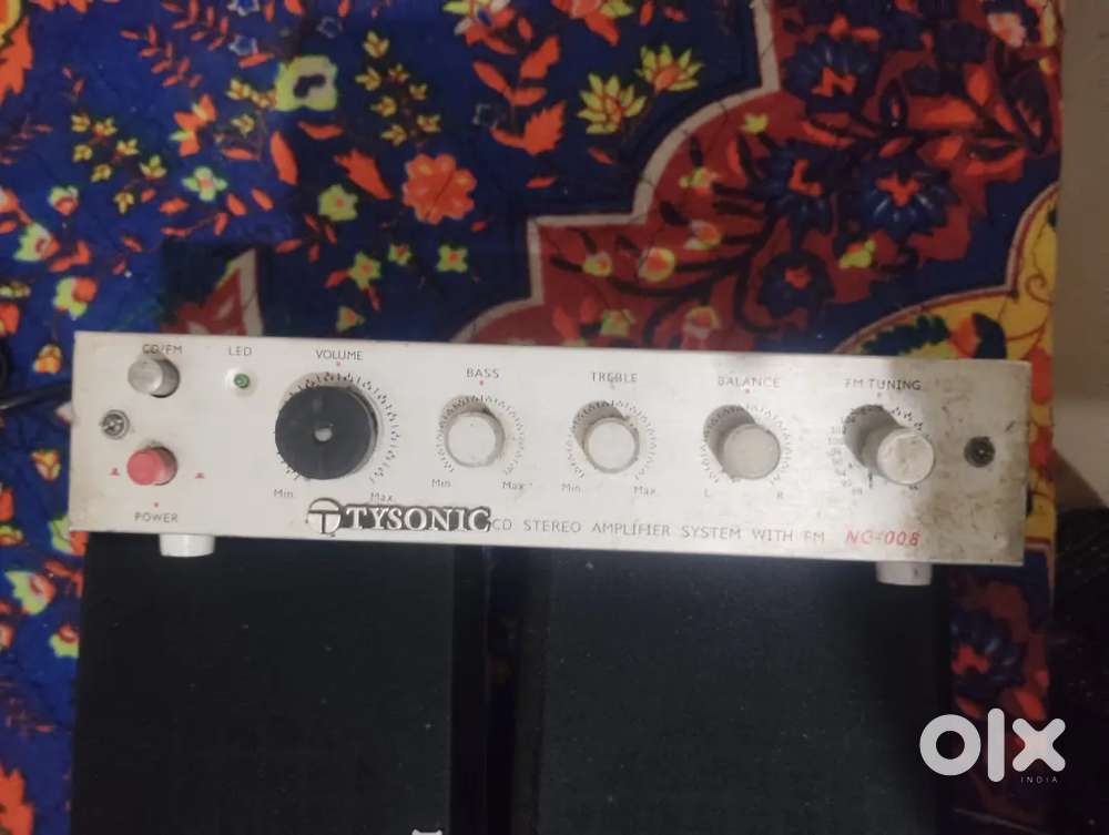 Speaker with amp &car van suitable speaker