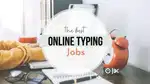 Part time job data entry typing work