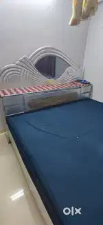 King size bed without mattress