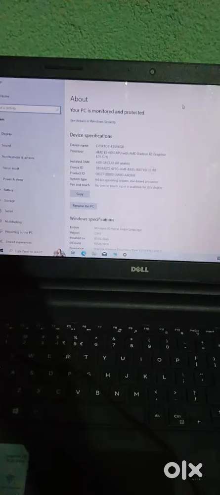 Dell laptop