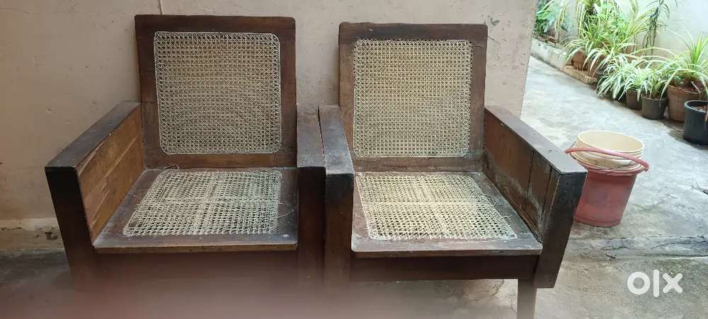 Old Wooden sofa set