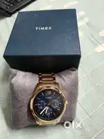 Timex Original Watch Diamond cut and Golden Colour