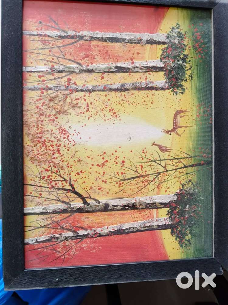 Painting hongkong city view