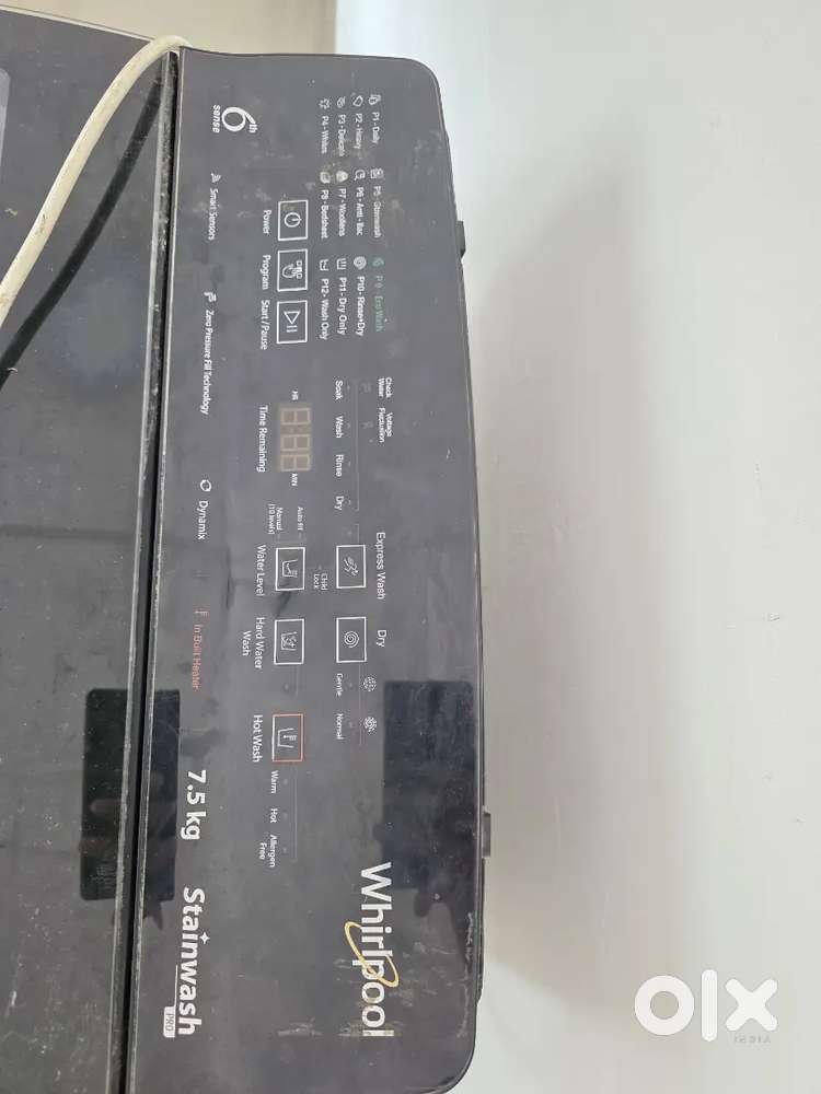 Whirlpool washing machine