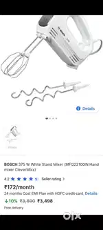 Bosch hand mixer