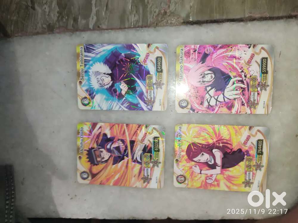 Naruto card give only four super card