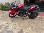 Pulsar 200 rs red  petrol