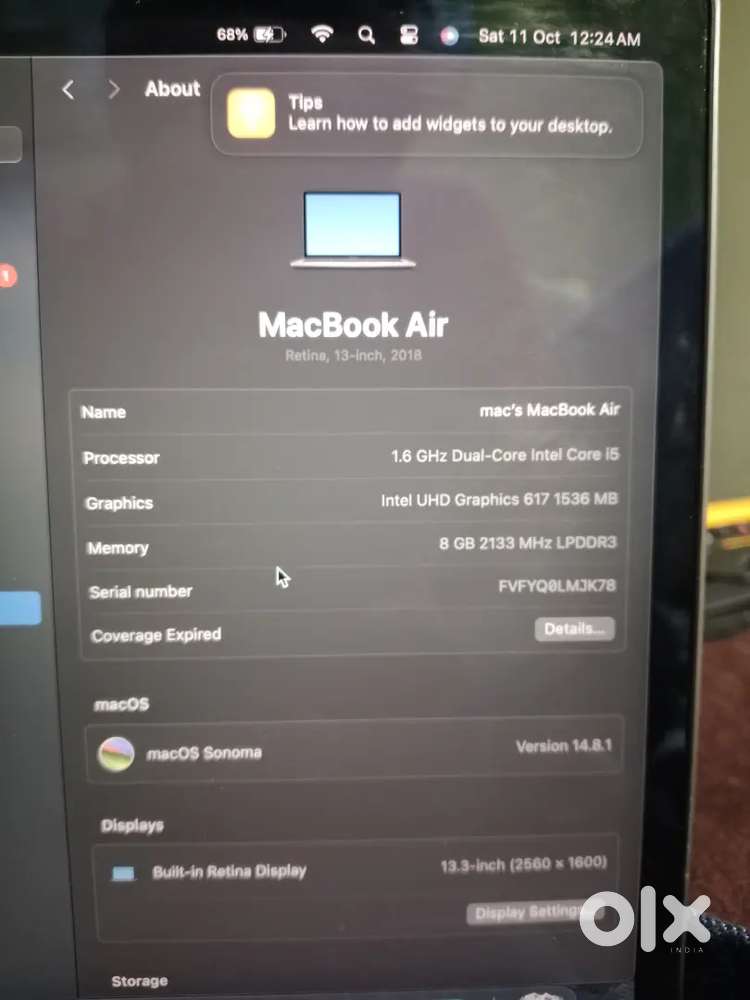 Mackbook Air 13 inch