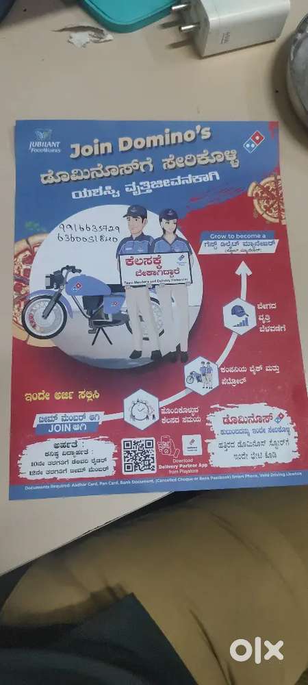 Domino's  pizza delivery bagmane tech park