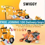 FREE JOINING 100 Delivery boys SWIGGY Food Delivery jobs