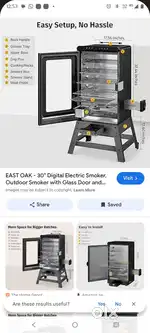 Crompton dishwasher & electric digital smoker