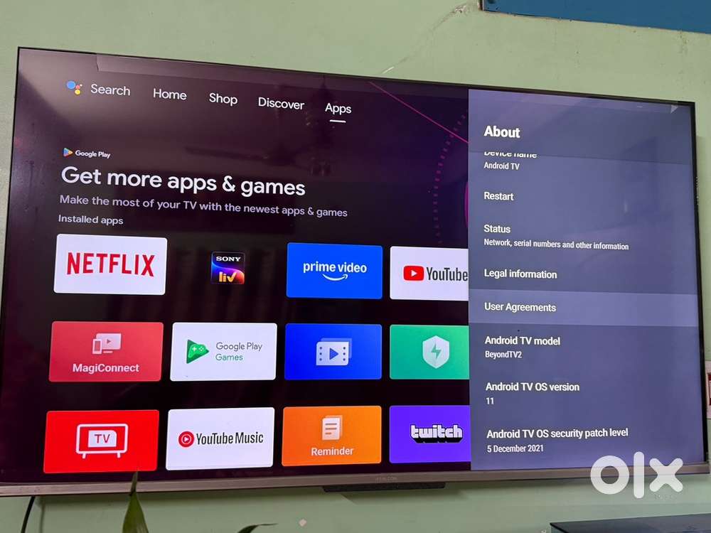 TCL IFFALCON 55 4k ultra HDR TV