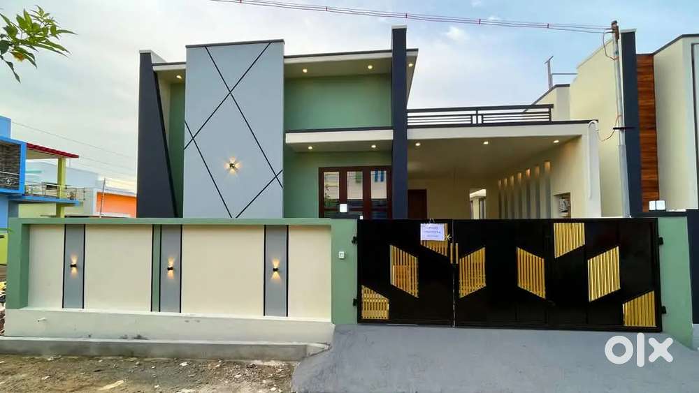 45 லட்சத்தில் 900sqftல் அழகான 2BHK காம்பாக்ட் வீடு