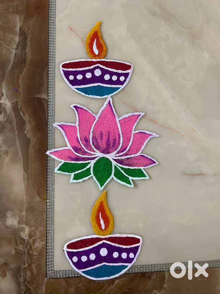 Redy made real rangoli