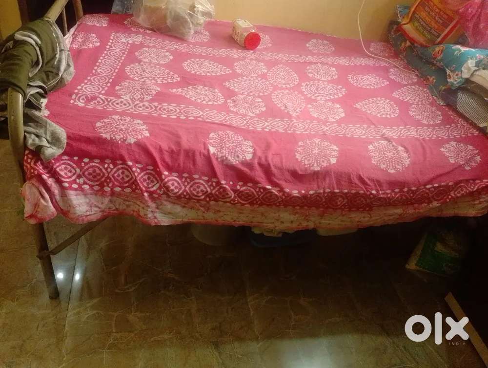 Steel bed old
