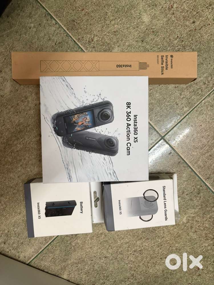 360 camera for sale. Insta360 X5 with accessories