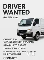 Tata Ace Driver in Triplicane