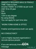 Work from home