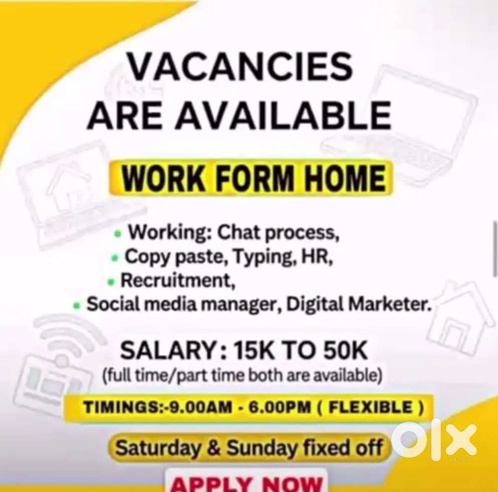 Work from home house wife college student job person anything else