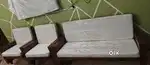 Old Teakwood Sofa with New cushion for Sale Price 9000 negotiable