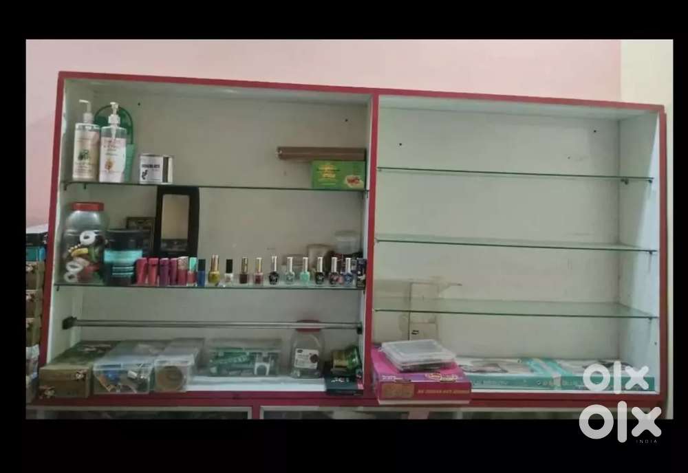 Very good counter for parlour and cosmetic shop counter and racks