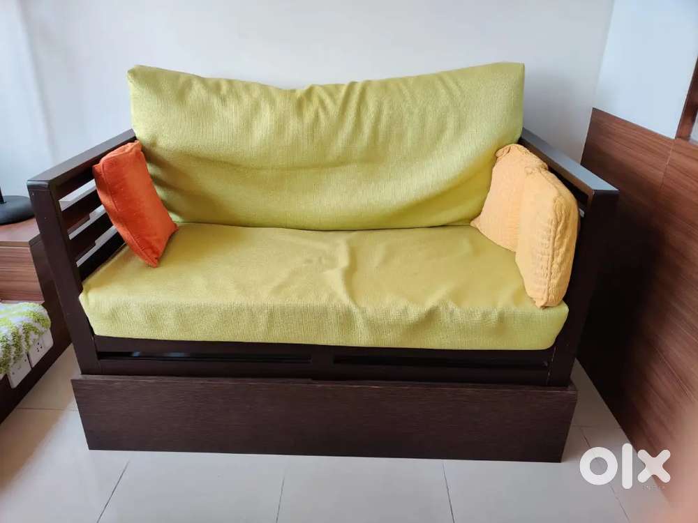 A compact 2-seater sofa, perfect for small spaces.