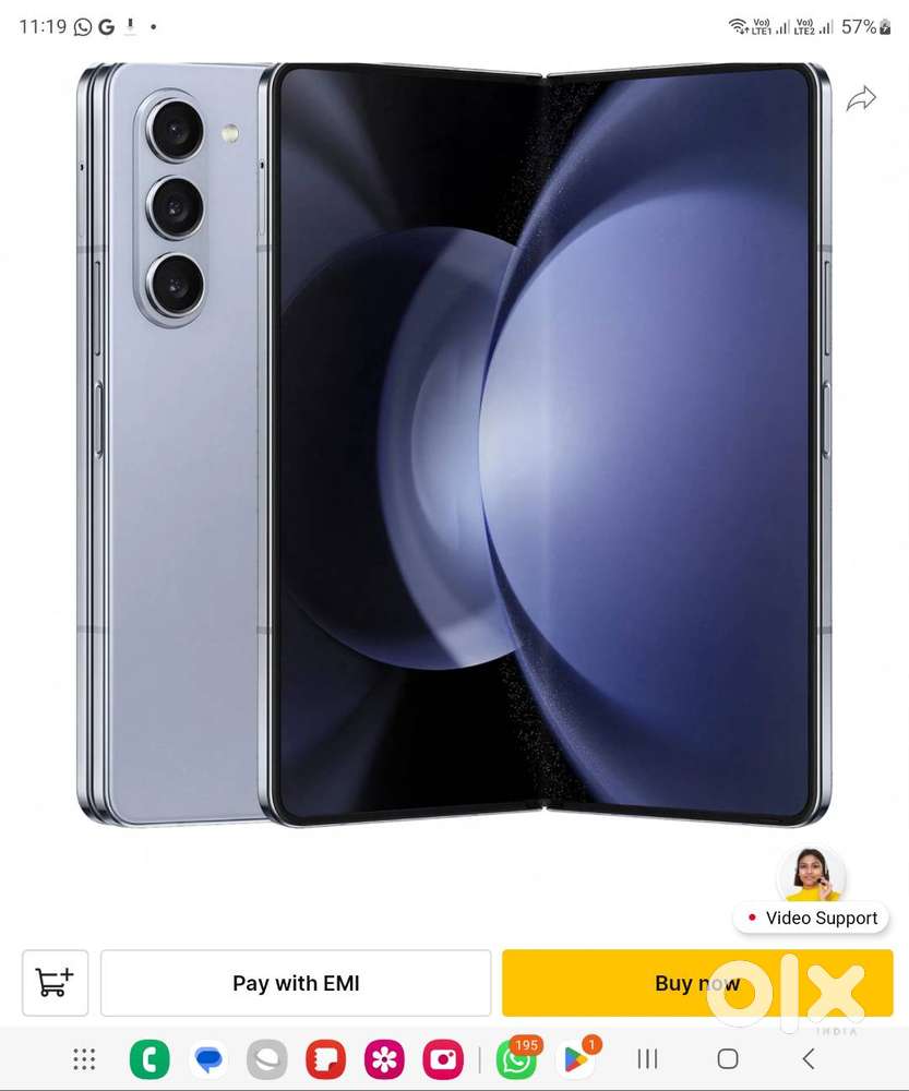 Samsung z fold 5 12gb 256gb icy blue