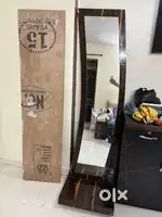 Dressing unit with table made with sak wood