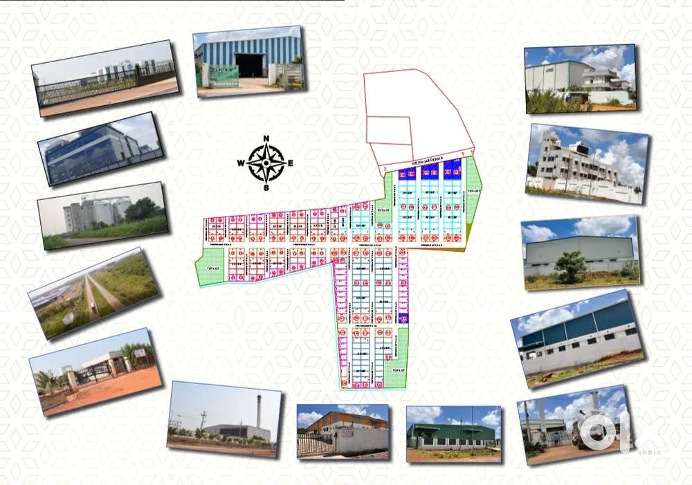CRDA Open plots 7500/- per sqyd. Mallavalli industrial state food park