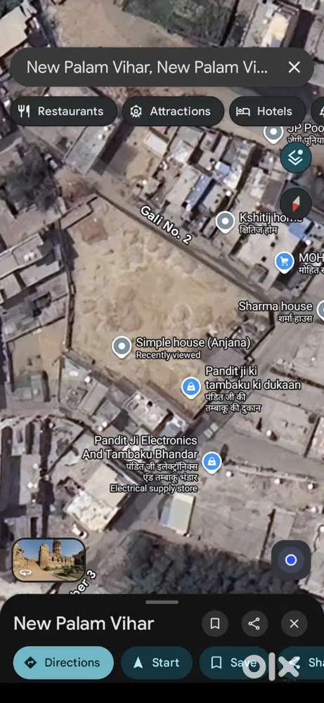 1800 square yards plot for rent