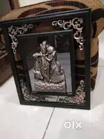 Brand new Radha Krishna glossy mirror finish wall hanging decor item