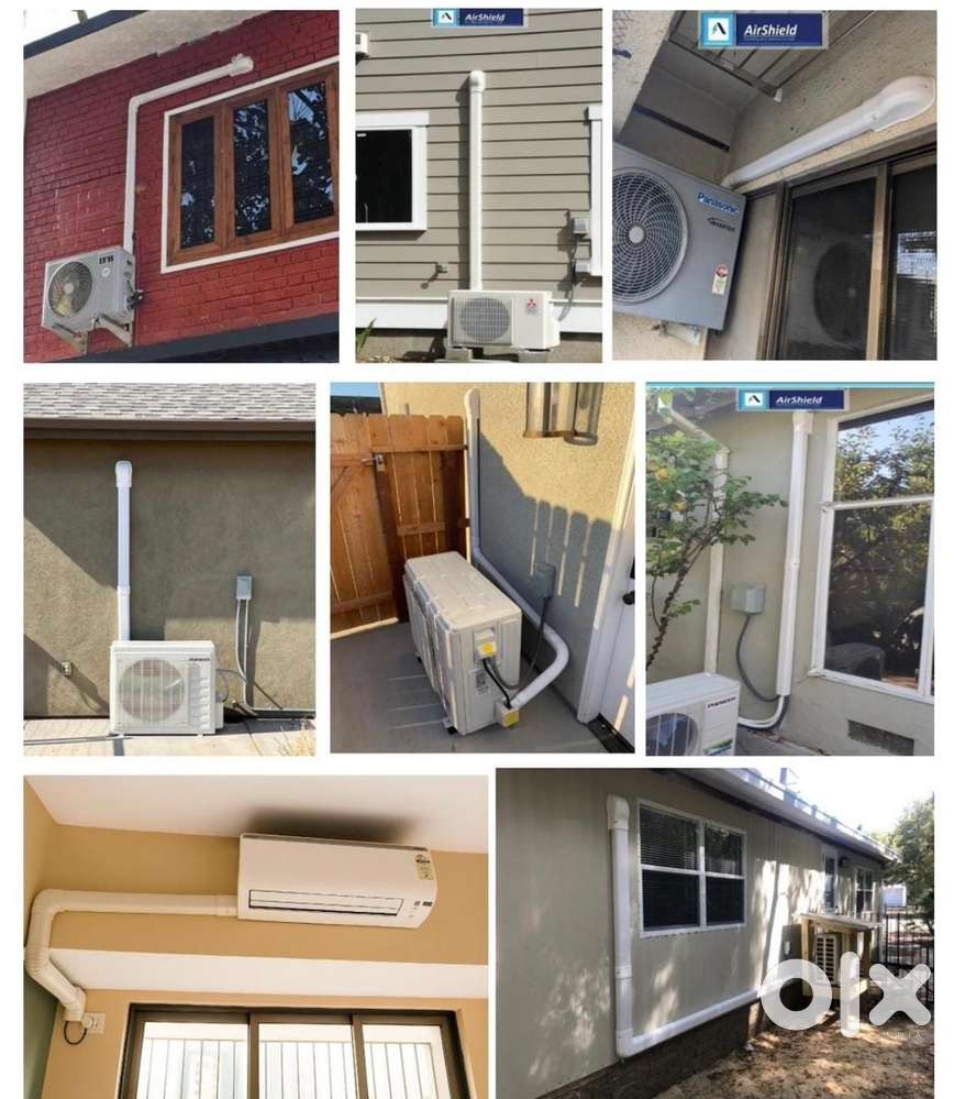 AC copper pipe PVC cover