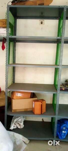 Metal Slotted Angle Rack/Storage Rack/Book Rack (24 X 36 X 96, Grey