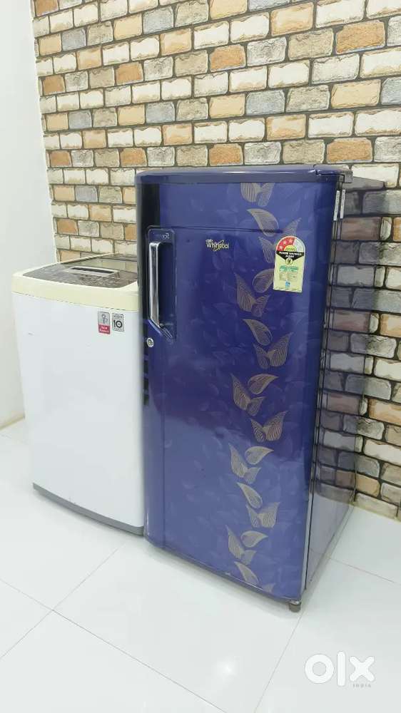 Lg smart inverter washing machine & whirlpool single door 1 yr wrrnty