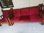 Wooden sofa