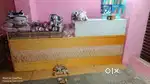 Wooden counter
