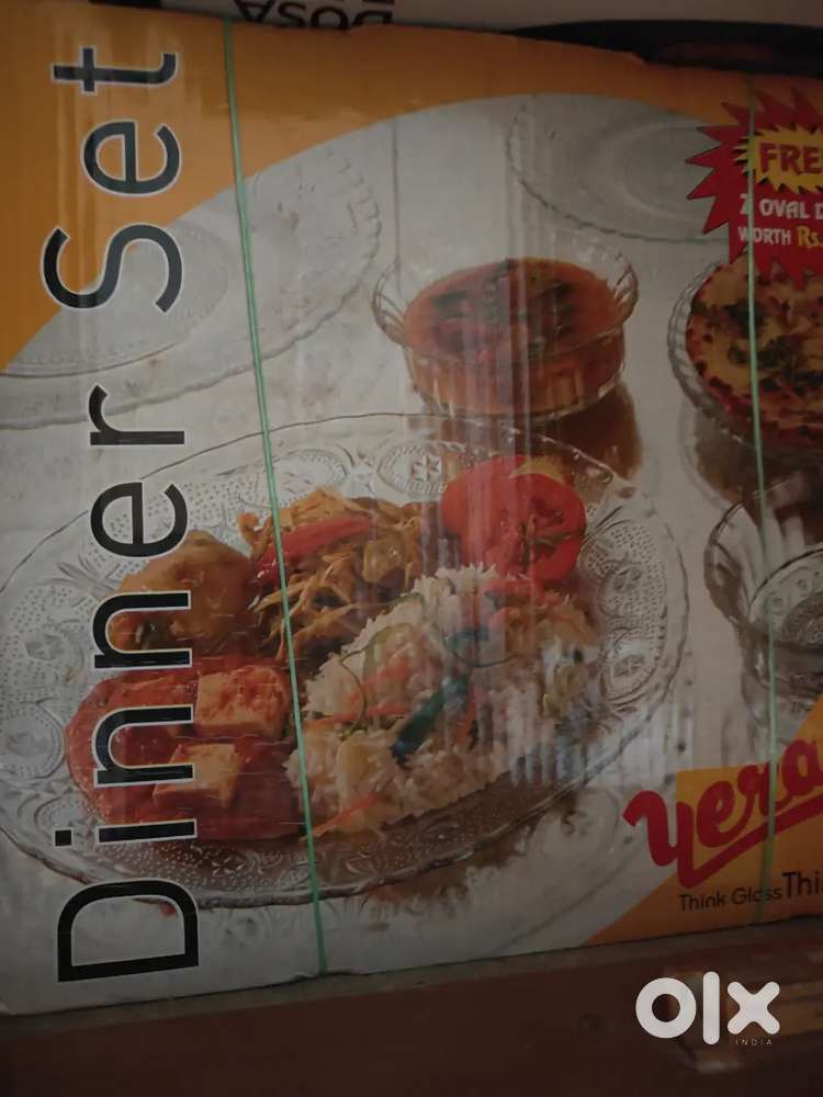 Dinner set yera and steemo cooker.