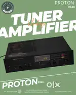 PROTON  D-490  TUNER A,PLIFIER  CODE 9 AV STUDIO
