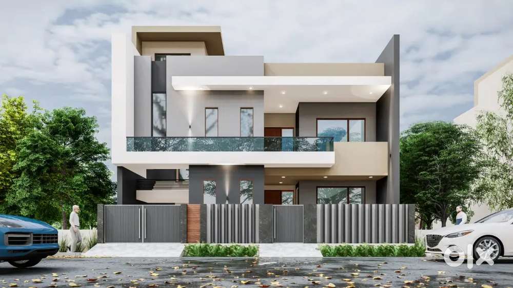 (GANGA NAGAR NEAR IIMT) NEW 240 GAZ LUXURY KOTHI ONLY IN 2.25 CRORE