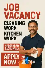 Cleaning and kitchen work