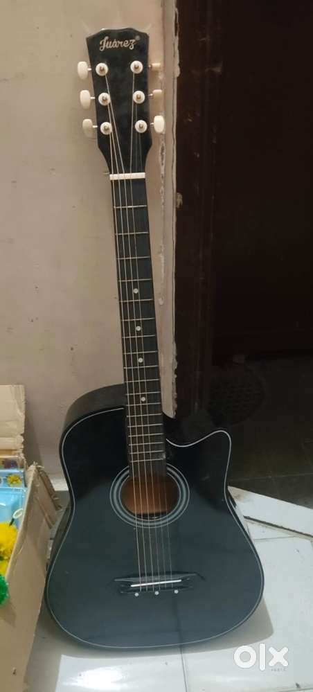 Classic Black Acoustic Guitar