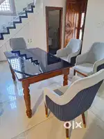Dining table 6seater along with 4 chair