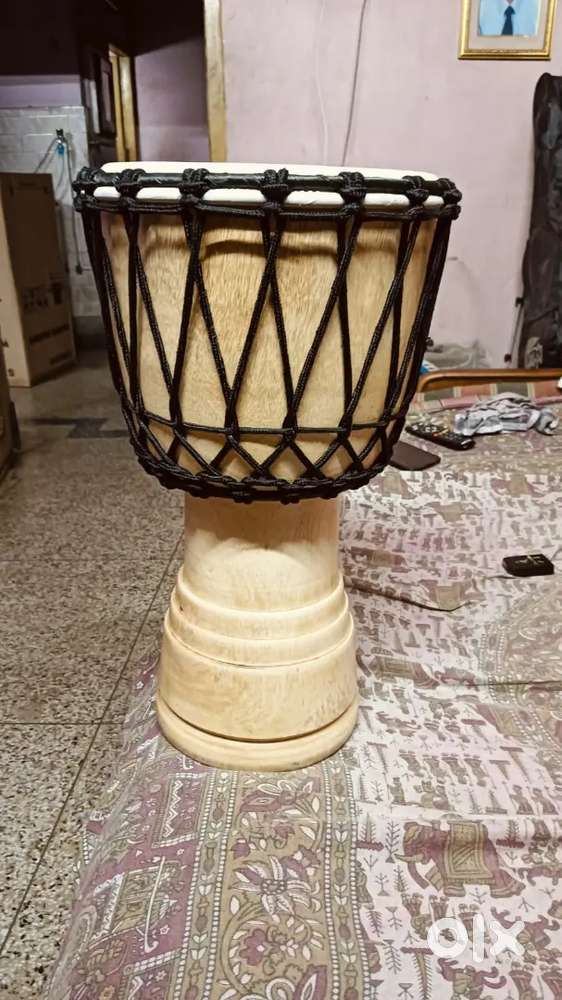 A very good condition unused like new djembe with bag
