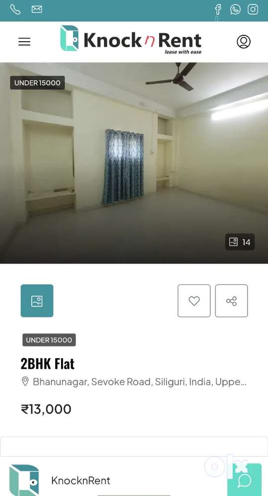 2BHK Flat for Rent In Bhanu Nagar,Sevoke Road Siliguri