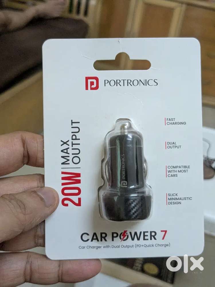Car charger with dial output